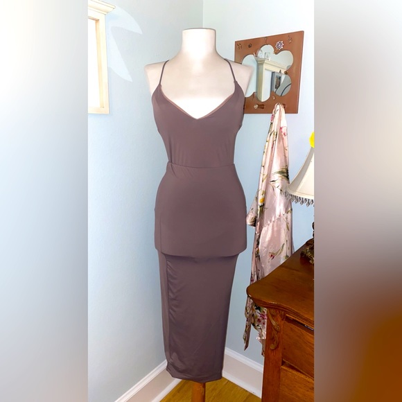 NWT Fashion Nova Bodysuit & Skirt Set - Picture 1 of 5